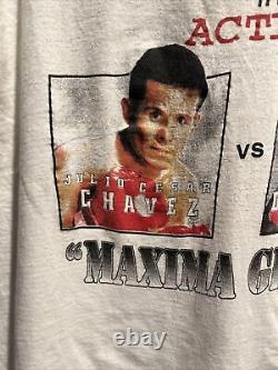 Vintage De La Hoya vs Chavez Super Champs Boxing T Shirt XL VERY RARE