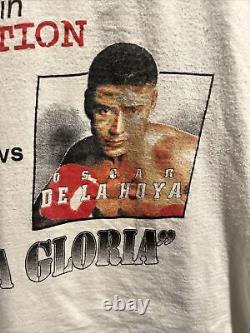 Vintage De La Hoya vs Chavez Super Champs Boxing T Shirt XL VERY RARE