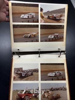 Vintage Dirt Track Racing Photo Album 70s 80s Sprint Car Super Rare 75+ Pics