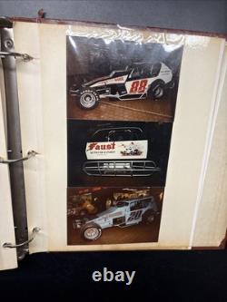 Vintage Dirt Track Racing Photo Album 70s 80s Sprint Car Super Rare 75+ Pics