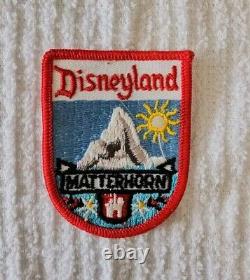 Vintage Disneyland Matterhorn Patch Super Rare