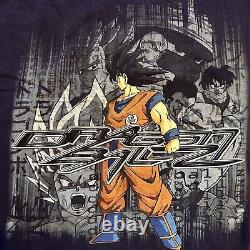Vintage Dragon Ball Z T-Shirt Goku Super Saiyan Y2K 2000 Size XL RARE Blue Gohan