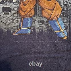 Vintage Dragon Ball Z T-Shirt Goku Super Saiyan Y2K 2000 Size XL RARE Blue Gohan
