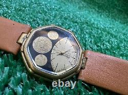 Vintage Earth Quartz Watch Special Edition Kingdom Saudi Arabia Super Rare 31mm