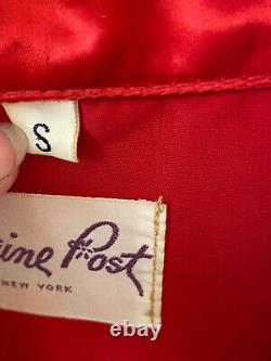 Vintage Elaine Post New York Womens Small Jacket polyester 1970s RARE (12)