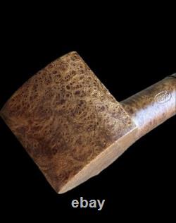 Vintage Estate Pipe. Super Rare ROPP Briar Pipe, With Bone Stem metal Band
