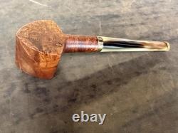 Vintage Estate Pipe. Super Rare ROPP Briar Pipe, With Bone Stem metal Band