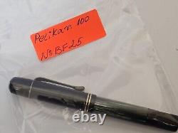 Vintage Fountain Pen Pelikan 100 Drp Super Rare Metal Nib Germany! (bf25)