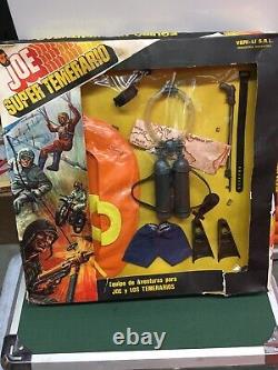 Vintage GI JOE SUPER JOE SUPER TEMERARIOS VERI-Li Rare