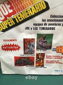 Vintage GI JOE SUPER JOE SUPER TEMERARIOS VERI-Li Rare