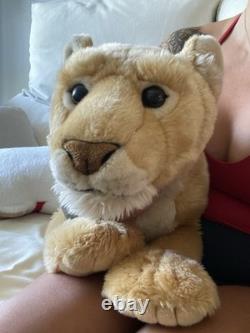 Vintage GUND Caspian Jumbo Giant Lioness plush 38 Retired Super Rare #31087 HTF