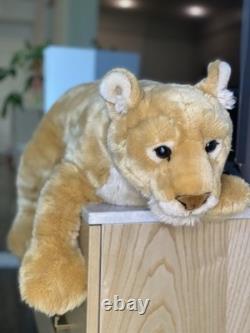 Vintage GUND Caspian Jumbo Giant Lioness plush 38 Retired Super Rare #31087 HTF