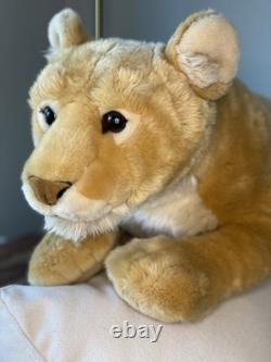 Vintage GUND Caspian Jumbo Giant Lioness plush 38 Retired Super Rare #31087 HTF