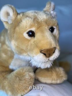 Vintage GUND Caspian Jumbo Giant Lioness plush 38 Retired Super Rare #31087 HTF