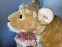 Vintage GUND Caspian Jumbo Giant Lioness plush 38 Retired Super Rare #31087 HTF