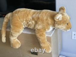Vintage GUND Caspian Jumbo Giant Lioness plush 38 Retired Super Rare #31087 HTF