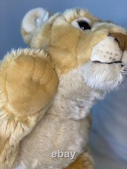 Vintage GUND Caspian Jumbo Giant Lioness plush 38 Retired Super Rare #31087 HTF