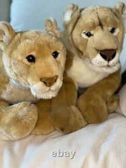 Vintage GUND Caspian Jumbo Giant Lioness plush 38 Retired Super Rare #31087 HTF