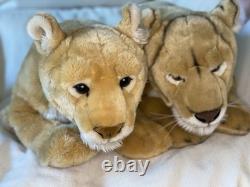 Vintage GUND Caspian Jumbo Giant Lioness plush 38 Retired Super Rare #31087 HTF