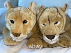 Vintage GUND Caspian Jumbo Giant Lioness plush 38 Retired Super Rare #31087 HTF
