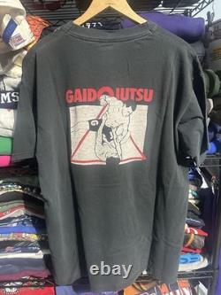 Vintage Gaidojutsu Shirt Super Rare UFC MMA Elite Gracie Jiu Jitsu Greg Jackson