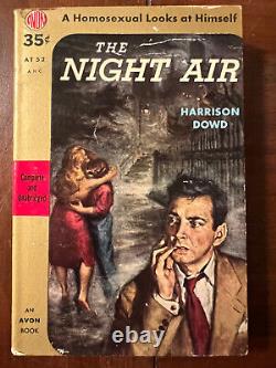 Vintage Gay Pulp Fiction Book NIGHT AIR 1950 AVON BOOKS AT-52 RARE SUPER NICE