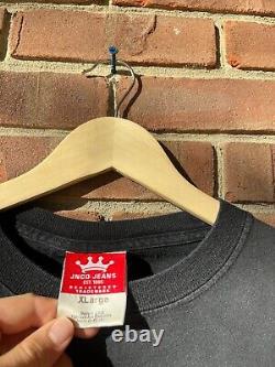 Vintage JNCO Flamehead T Shirt Long Sleeve Super-XL Edition Fits Mens S/M Rare