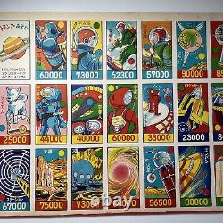 Vintage Japane Super Rare Menko Card space war Menko Russian Laika uncut sheet