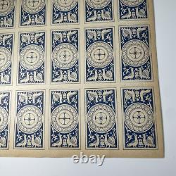 Vintage Japane Super Rare Menko Card space war Menko Russian Laika uncut sheet
