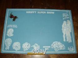 Vintage Krofft Super Show Chalkboard Rare Electra Woman And Dyna Girl Vf 1977
