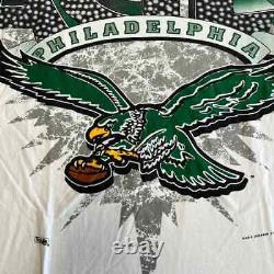 Vintage Magic Johnson SUPER RARE 1996 Philadelphia Eagles T-shirt Sz 2XL