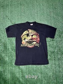 Vintage ManKind WWF Shirt Have A Nice Day 1996 SUPER RARE