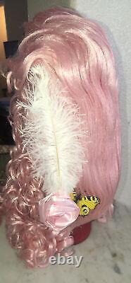 Vintage Marie Antoinette Style, Super Rare Drag Queen Pink Wig