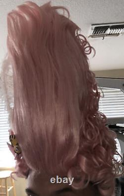 Vintage Marie Antoinette Style, Super Rare Drag Queen Pink Wig