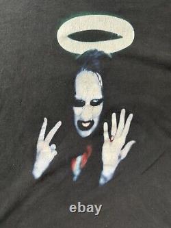 Vintage Marilyn Manson Middle Fingers Shirt 1990s XL SUPER RARE