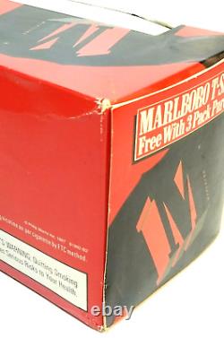 Vintage Marlboro 90's T Shirt XL Inside of Promo Display Box Super RARE READ