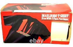 Vintage Marlboro 90's T Shirt XL Inside of Promo Display Box Super RARE READ