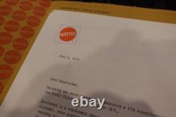 Vintage Mattel Handheld game Company Employee Retirement Folder SUPER RARE A4