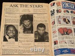 Vintage Mike Tyson Early Boxing Magazines Lot (4) All Newstand Copies Super Rare