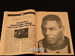 Vintage Mike Tyson Early Boxing Magazines Lot (4) All Newstand Copies Super Rare