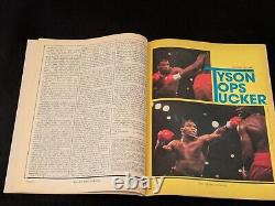 Vintage Mike Tyson Early Boxing Magazines Lot (4) All Newstand Copies Super Rare