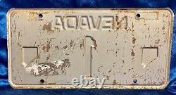 Vintage Nevada Governor's License Plate Low #1 Original Super Rare