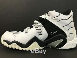 Vintage Nike Air Super Zoom Barry Sanders Men 9.5 Turf OG 1997 Rare White/Black