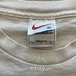Vintage Nike Grey Tag Jason Kidd 90s / Y2K Basketball Camp Tee Shirt Super Rare