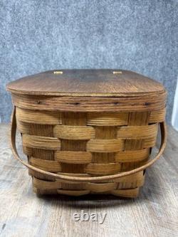 Vintage Nike Promotional Picnic Basket With original Plates super rare barn find
