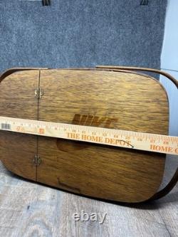 Vintage Nike Promotional Picnic Basket With original Plates super rare barn find
