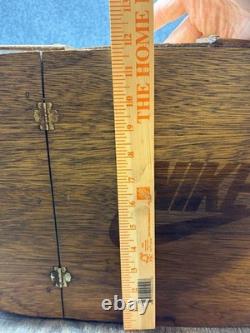 Vintage Nike Promotional Picnic Basket With original Plates super rare barn find