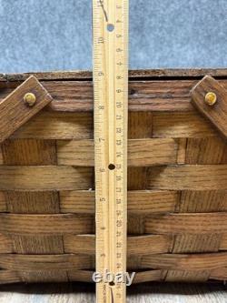 Vintage Nike Promotional Picnic Basket With original Plates super rare barn find
