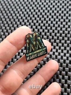 Vintage Nintendo Super Mario 1993 Movie Film pin badge rare promo VHS SNES GBA