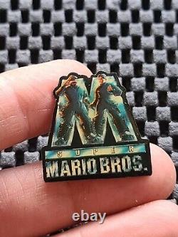 Vintage Nintendo Super Mario 1993 Movie Film pin badge rare promo VHS SNES GBA